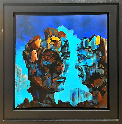 Erdem Oğuz imzalı tablo — Yağlı Boya, 50×50 cm, 6.000 TL müzayede satışı