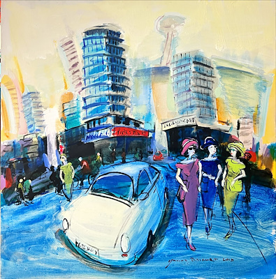 Yavuz Bozkurt imzalı tablo — Yağlı Boya, 100×100 cm, 15.000 TL müzayede satışı