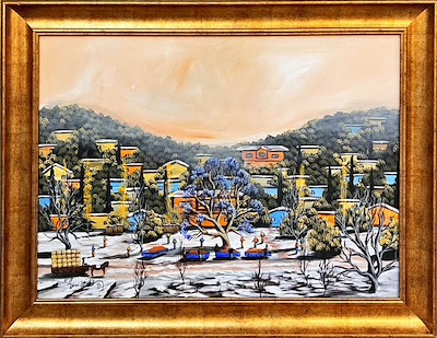 Recai Öztürk imzalı tablo — Yağlı Boya, 50×70 cm, 30.000 TL müzayede satışı