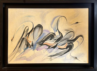 Salih Acar imzalı tablo — Yağlı Boya, 57×81 cm, 75.000 TL müzayede satışı
