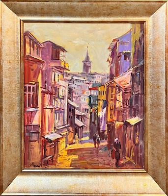 Jozef Fani imzalı tablo — Yağlı Boya, 50×40 cm, 6.000 TL müzayede satışı