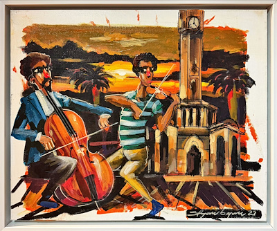 Efgan Beyaz imzalı tablo — Yağlı Boya, 50×40 cm, 27.500 TL müzayede satışı