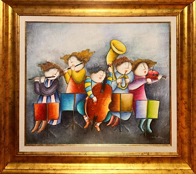 Joyce Roybal imzalı tablo — Yağlı Boya, 50×40 cm, 23.000 TL müzayede satışı