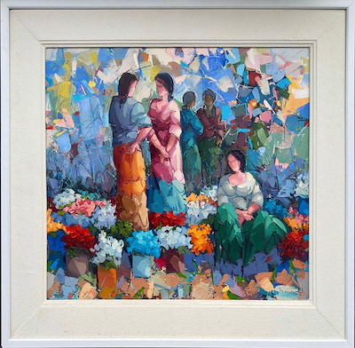 Saim Dursun imzalı tablo — Yağlı Boya, 80×90 cm, 410.000 TL müzayede satışı