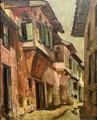 Celal Üzel imzalı tablo — Yağlı Boya, 36×45 cm, 60.000 TL müzayede satışı