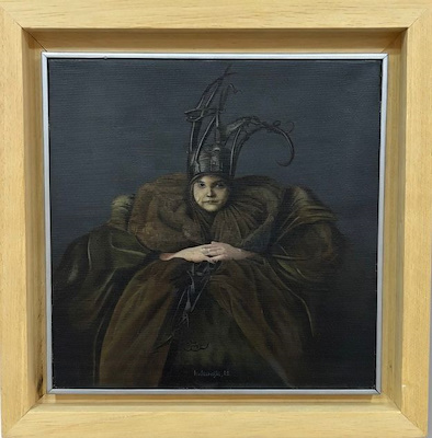 Metin Kalkizoğlu imzalı tablo — Yağlı Boya, 20×20 cm, 21.000 TL müzayede satışı