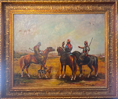 Hamza Hezonyan imzalı tablo — Yağlı Boya, 60×72 cm, 12.000 TL müzayede satışı