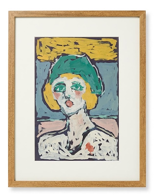 Fikret Mualla imzalı tablo — Guaj, 41×27 cm, 840.000 TL müzayede satışı