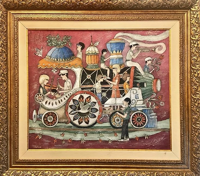 Nuri Abaç imzalı tablo — Yağlı Boya, 50×60 cm, 1.450.000 TL müzayede satışı