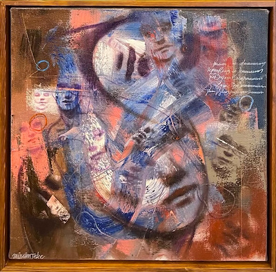 Müslüm Teke imzalı tablo — Yağlı Boya, 60×60 cm, 140.000 TL müzayede satışı
