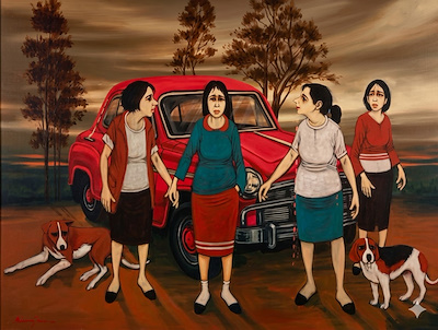 Orhan Umut imzalı tablo — Yağlı Boya, 90×120 cm, 120.000 TL müzayede satışı