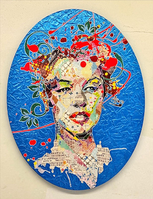 Pınar Du imzalı tablo — Karışık Teknik, 65×45 cm, 70.000 TL müzayede satışı