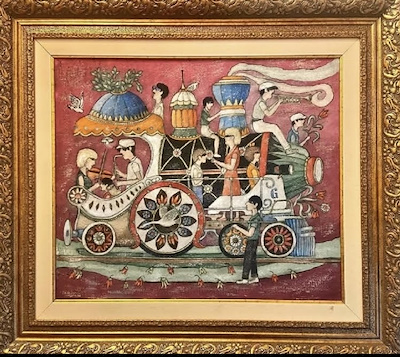 Nuri Abaç imzalı tablo — Yağlı Boya, 50×60 cm, 1.500.000 TL müzayede satışı