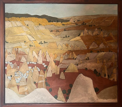 Muhsin Kut imzalı tablo — Yağlı Boya, 195×160 cm, 1.320.000 TL müzayede satışı