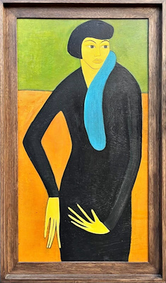 Şükriye Dikmen imzalı tablo — Yağlı Boya, 80×45 cm, 1.110.000 TL müzayede satışı