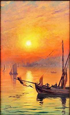 Ali Rıza Beyazıt imzalı tablo — Yağlı Boya, 37×30 cm, 8.000 TL müzayede satışı