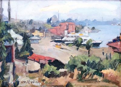 Hasan Vecih Bereketoğlu imzalı tablo — Yağlı Boya, 24×33 cm, 16.000 TL müzayede satışı