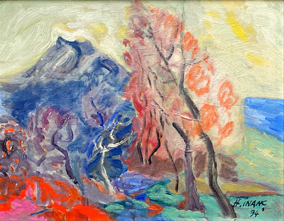Hamza İnanç imzalı tablo — Yağlı Boya, 35×45 cm, 1.800 TL müzayede satışı