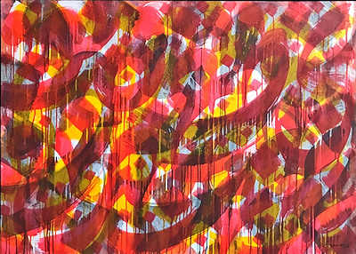 Ömer Şen imzalı tablo — Akrilik Boya, 100×140 cm, 2.000 TL müzayede satışı