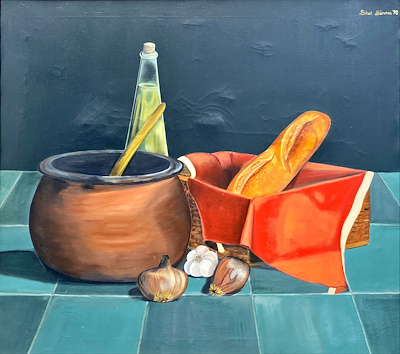 Sibel Sönmez imzalı tablo — Yağlı Boya, 68×80 cm, 800 TL müzayede satışı