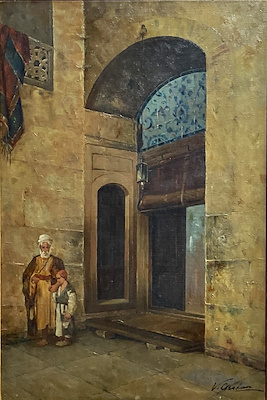 Viçen Arslanyan imzalı tablo — Yağlı Boya, 55×38 cm, 27.500 TL müzayede satışı