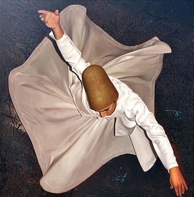 İsmail Acar imzalı tablo — Yağlı Boya, 180×180 cm, 15.000 TL müzayede satışı