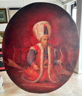 İsmail Acar imzalı tablo — Yağlı Boya, 210×180 cm, 15.000 TL müzayede satışı