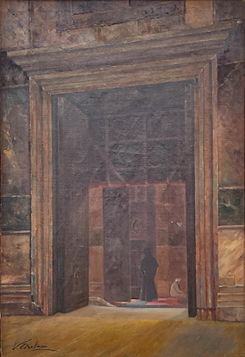 Viçen Arslanyan imzalı tablo — Yağlı Boya, 55×38 cm, 25.000 TL müzayede satışı