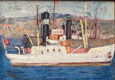 İbrahim Çallı imzalı tablo — Yağlı Boya, 20×28 cm, 42.500 TL müzayede satışı