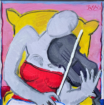 Adnan Turani-40x40 cm Tuval Üzeri Yağlı Boya .Eser Sertifikalıdır