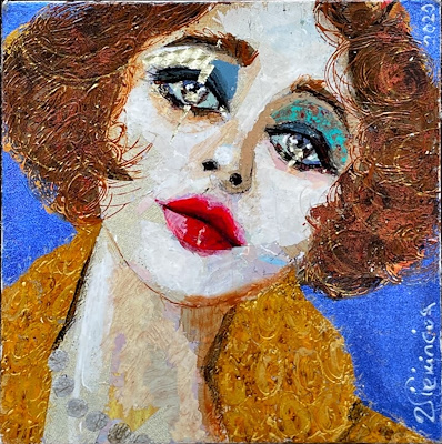 Zerrin Tekindor imzalı tablo — Yağlı Boya, 20×20 cm, 7.500 TL müzayede satışı