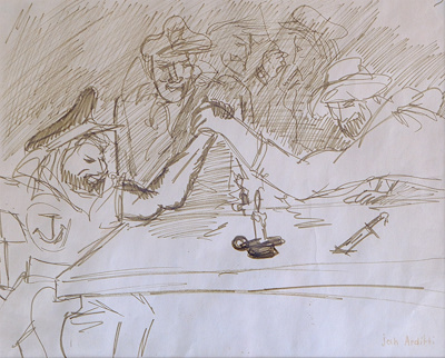 Jak Arditti imzalı tablo — 24×30 cm, 5.500 TL müzayede satışı