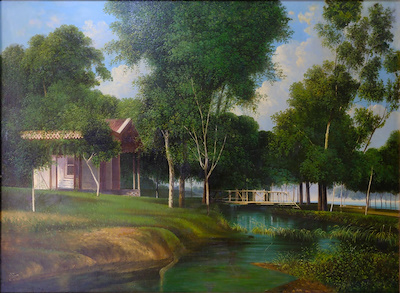 Asker Ressam Hüseyin Hamdi imzalı tablo — Yağlı Boya, 73×100 cm, 350.000 TL müzayede satışı