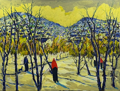 Sabri Akça imzalı tablo — Yağlı Boya, 65×85 cm, 65.000 TL müzayede satışı
