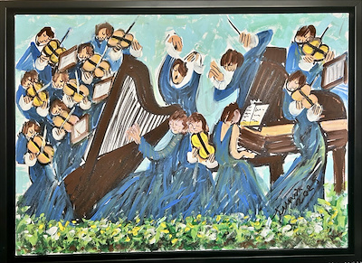 Suna Özkalan imzalı tablo — Yağlı Boya, 50×70 cm, 27.500 TL müzayede satışı