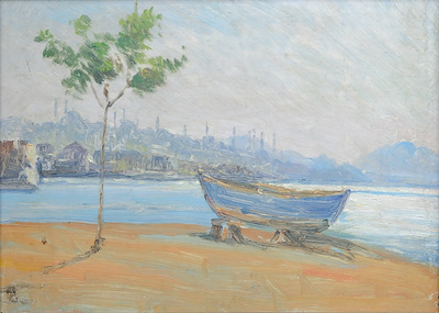 Ali Rıza Toroslu imzalı tablo — Yağlı Boya, 25×34 cm, 50.000 TL müzayede satışı