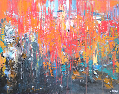 İsmet Çavuşoğlu imzalı tablo — Yağlı Boya, 60×80 cm, 7.500 TL müzayede satışı