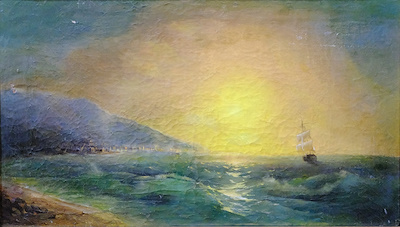 Mıgırdiç Civanyan imzalı tablo — Yağlı Boya, 35×63 cm, 385.000 TL müzayede satışı