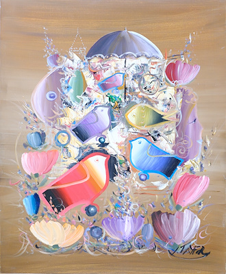 İbrahim Tayfur imzalı tablo — Yağlı Boya, 100×80 cm, 16.000 TL müzayede satışı