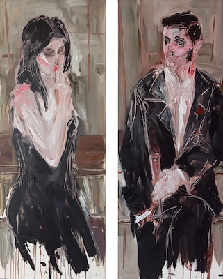 Sait Mingü imzalı tablo — Akrilik Boya, 37×95 cm, 47.000 TL müzayede satışı