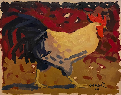 Kayhan Aybatlı imzalı tablo — Yağlı Boya, 40×50 cm, 5.000 TL müzayede satışı