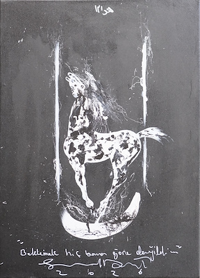 Seyed Davoud imzalı tablo — Akrilik Boya, 50×70 cm, 19.000 TL müzayede satışı