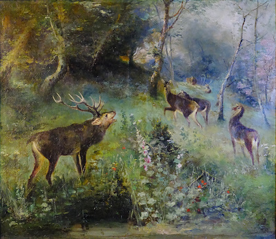 Halid Naci imzalı tablo — Yağlı Boya, 46×55 cm, 85.000 TL müzayede satışı