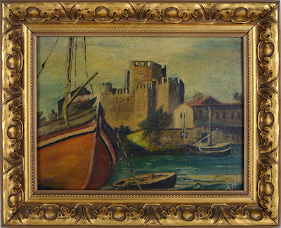 A. Acar imzalı tablo — Yağlı Boya, 25×33 cm, 5.000 TL müzayede satışı