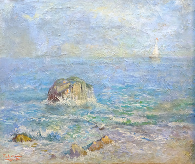Diyarbakırlı Tahsin imzalı tablo — Yağlı Boya, 40×50 cm, 140.000 TL müzayede satışı