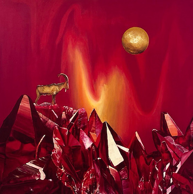 Pınar Demirtaş imzalı tablo — Yağlı Boya, 100×100 cm, 40.000 TL müzayede satışı