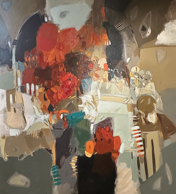 Hakan Esmer imzalı tablo — Yağlı Boya, 110×100 cm, 250.000 TL müzayede satışı