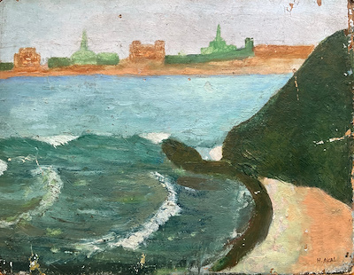 Haşmet Akal imzalı tablo — Yağlı Boya, 30×38 cm, 20.000 TL müzayede satışı