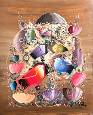 İbrahim Tayfur imzalı tablo — Yağlı Boya, 100×80 cm, 17.000 TL müzayede satışı