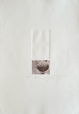 Cemile Kaptan imzalı tablo — Gravür, 35×50 cm, 950 TL müzayede satışı